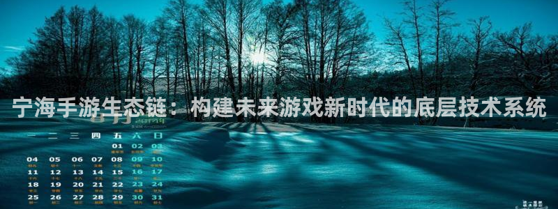 万赢娱乐app官网下载：宁海手游生态链：构建未来游戏新时代的