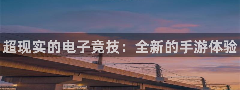 万赢娱乐电子游戏网址：超现实的电子竞技：全新的手游体验